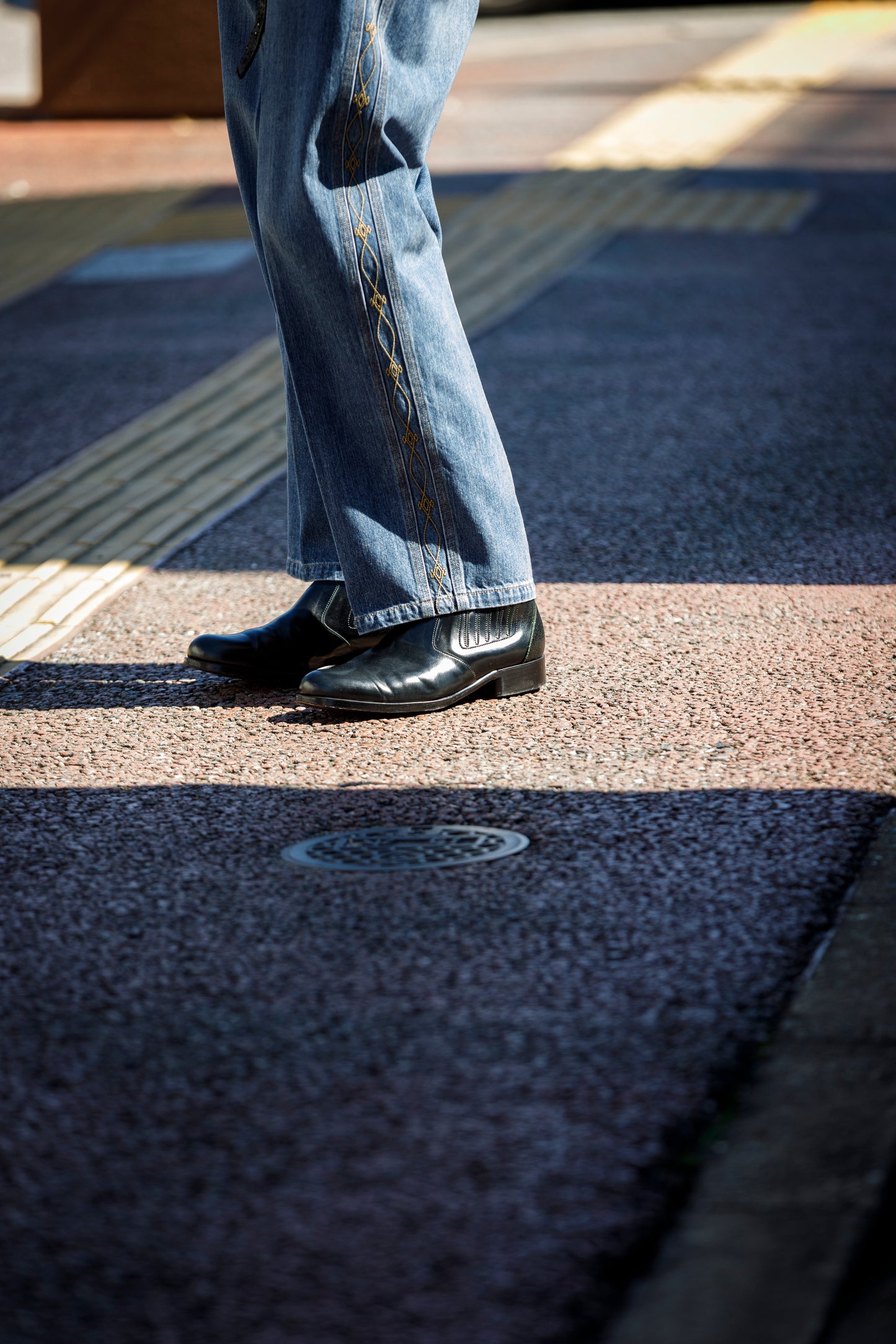 PETROSOLAUM / 81106-PO03 Side gore / Cordvan butt - Green / Black