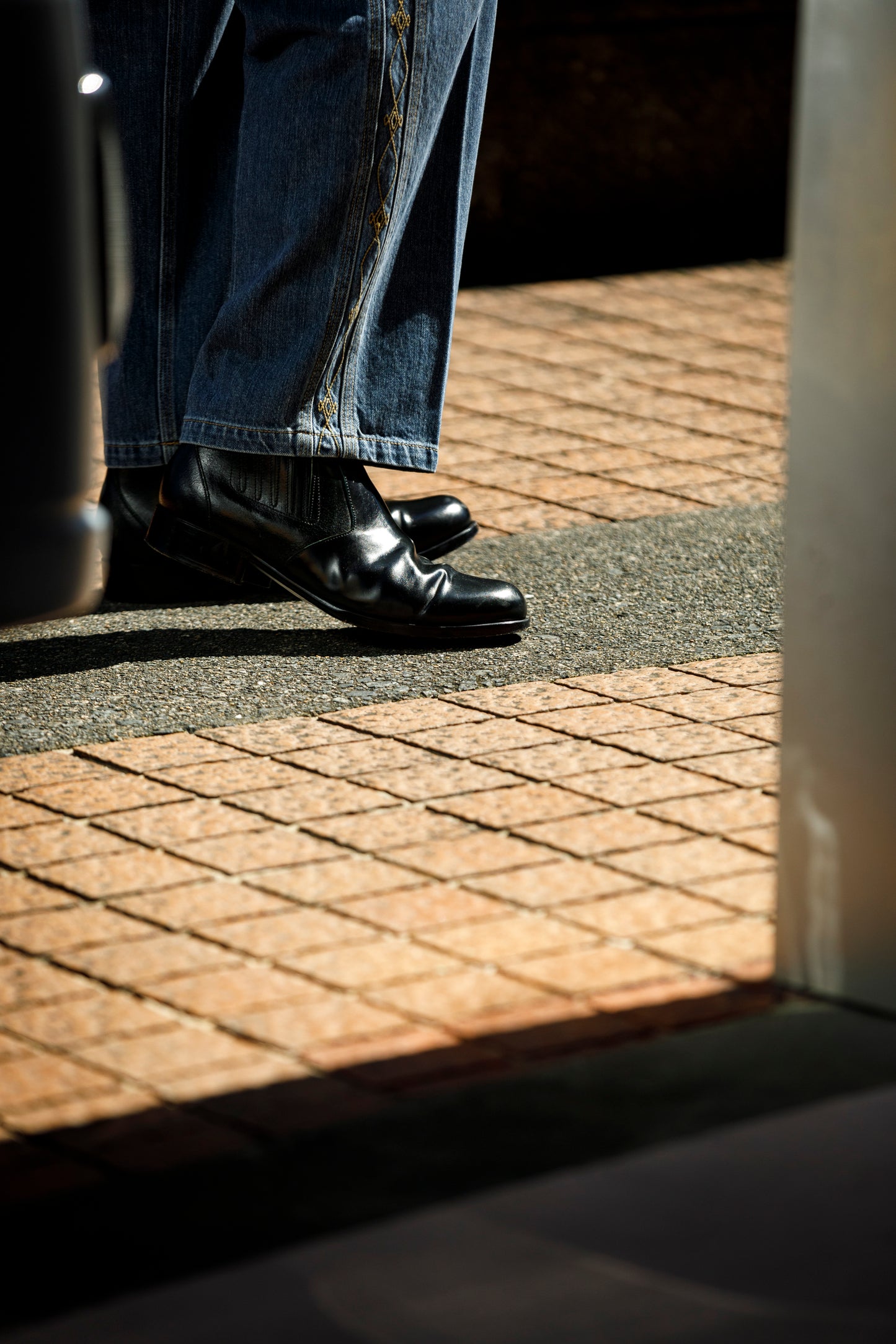 PETROSOLAUM / 81106-PO03 Side gore / Cordvan butt - Green / Black