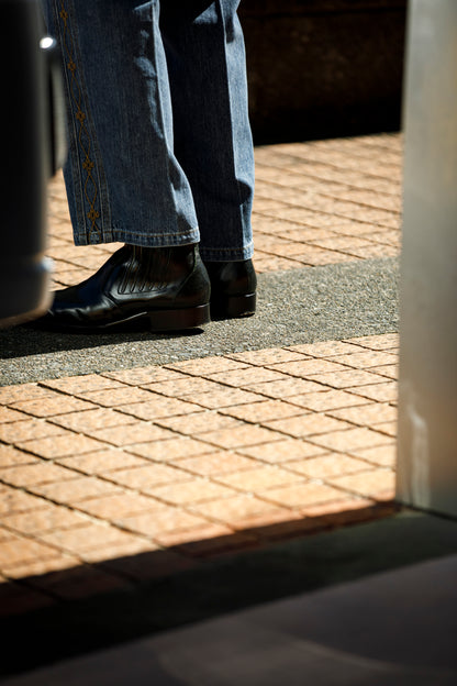 PETROSOLAUM / 81106-PO03 Side gore / Cordvan butt - Green / Black