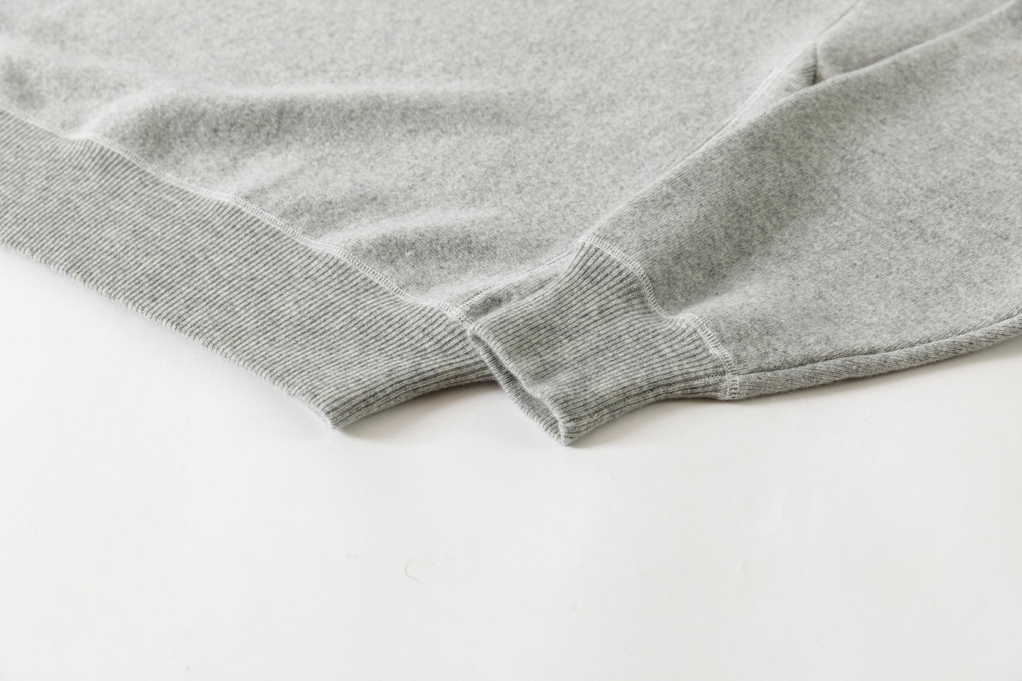 MEIAS / PURE CASHMERE SWEAT PO - T.Gray