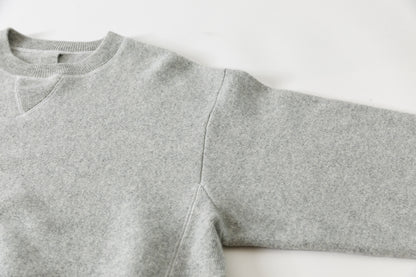 MEIAS / PURE CASHMERE SWEAT PO - T.Gray