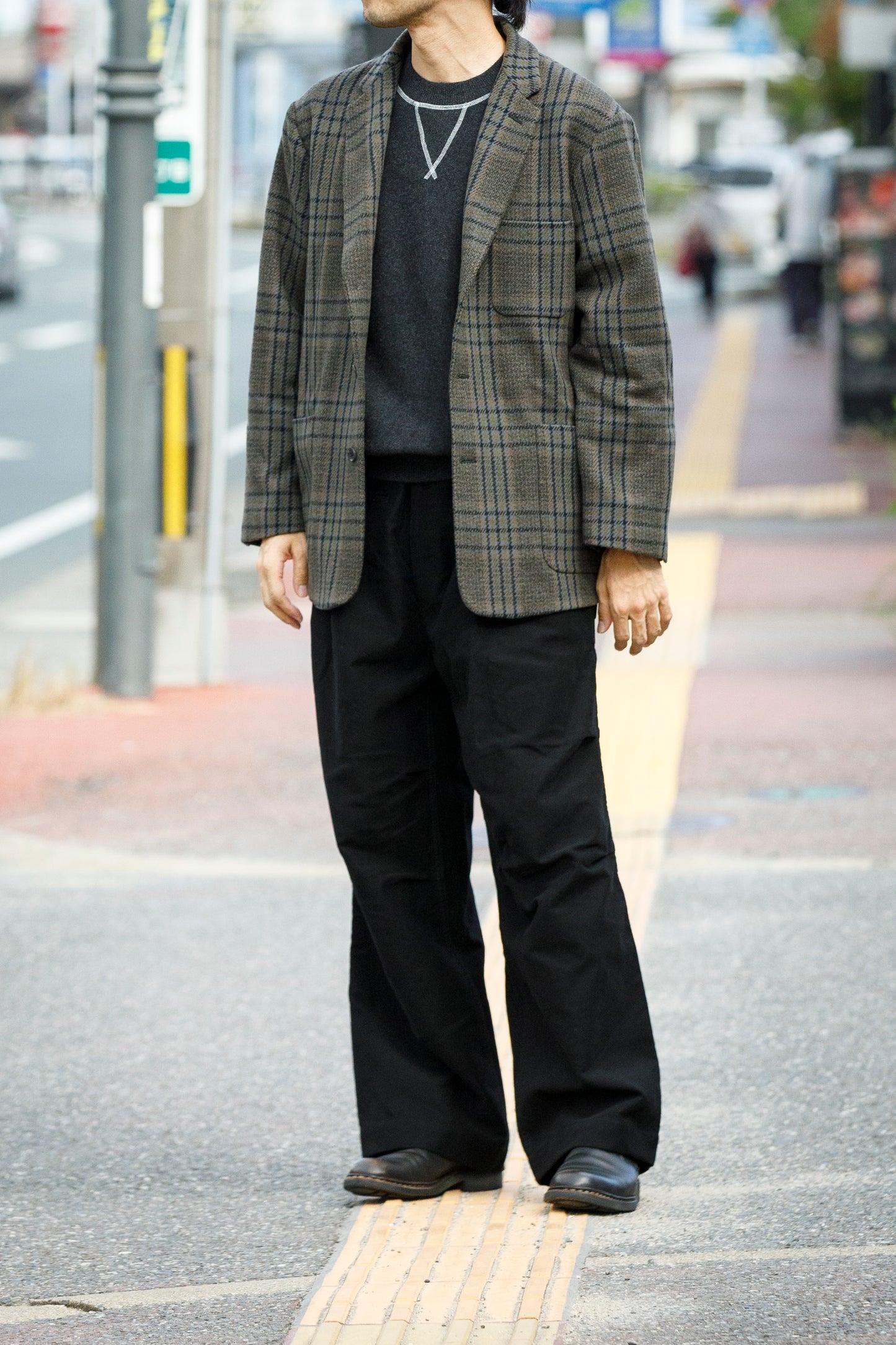 Willow Pants P-032 - Grey Check