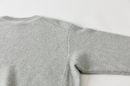 MEIAS / PURE CASHMERE SWEAT PO - T.Gray