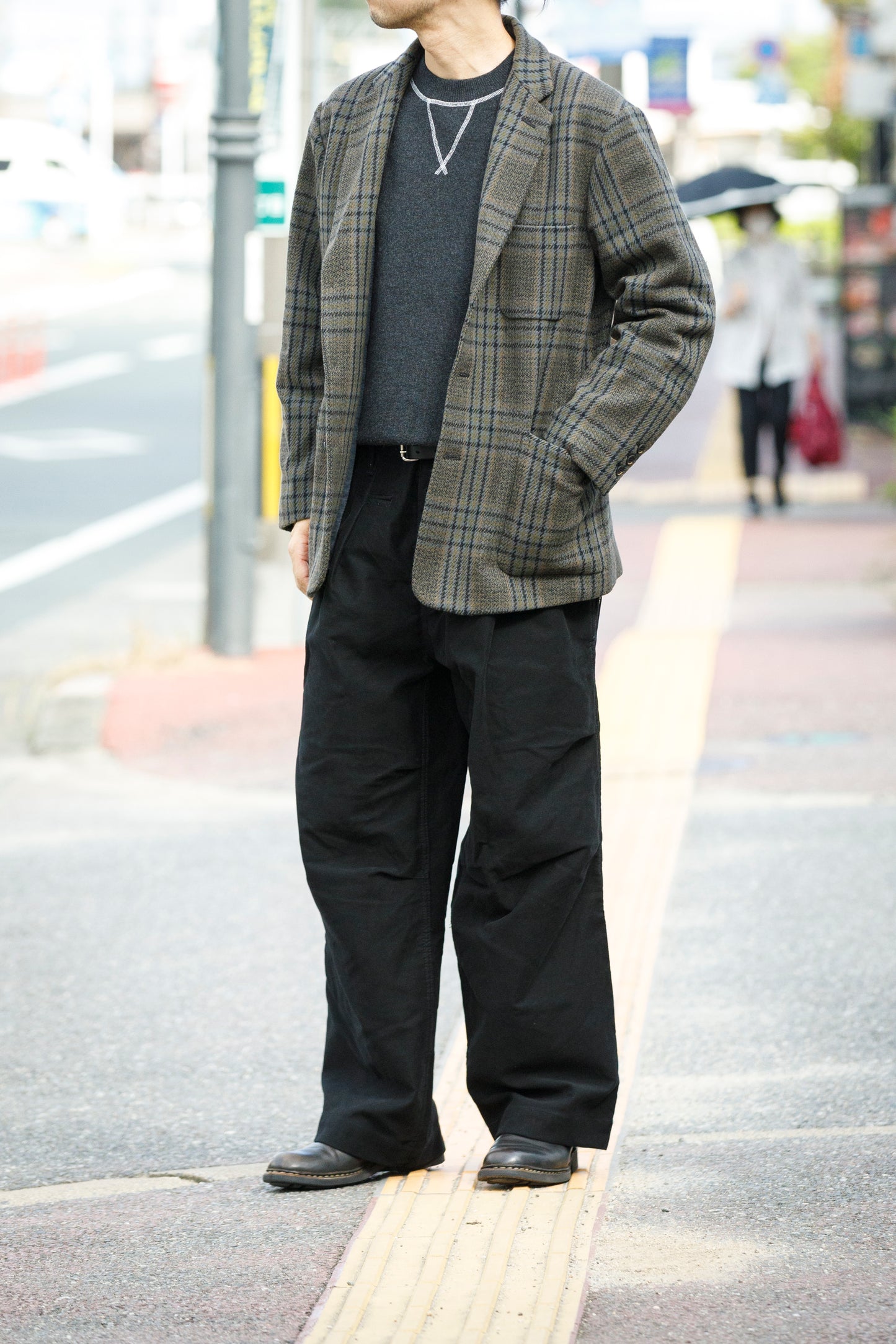 Willow Pants P-032 - Grey Check