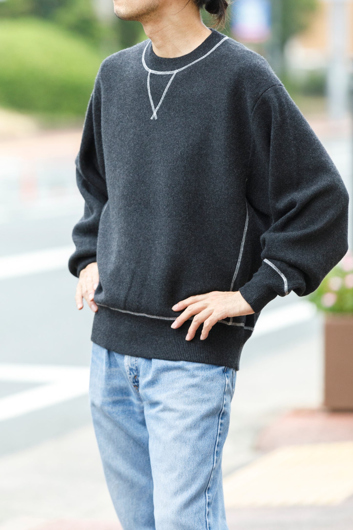 MEIAS / PURE CASHMERE SWEAT PO - Chacoal