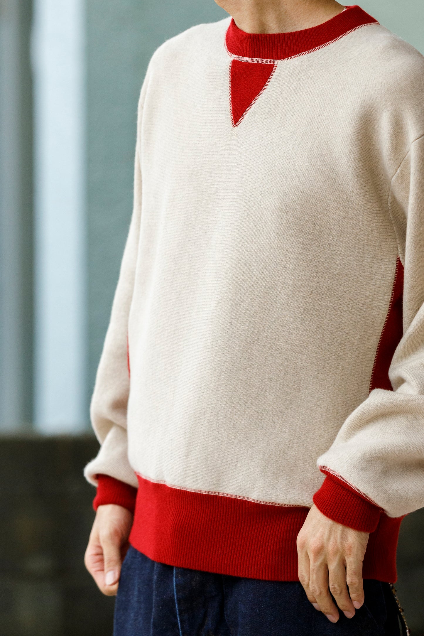MEIAS / PURE CASHMERE SWEAT PO - Beige