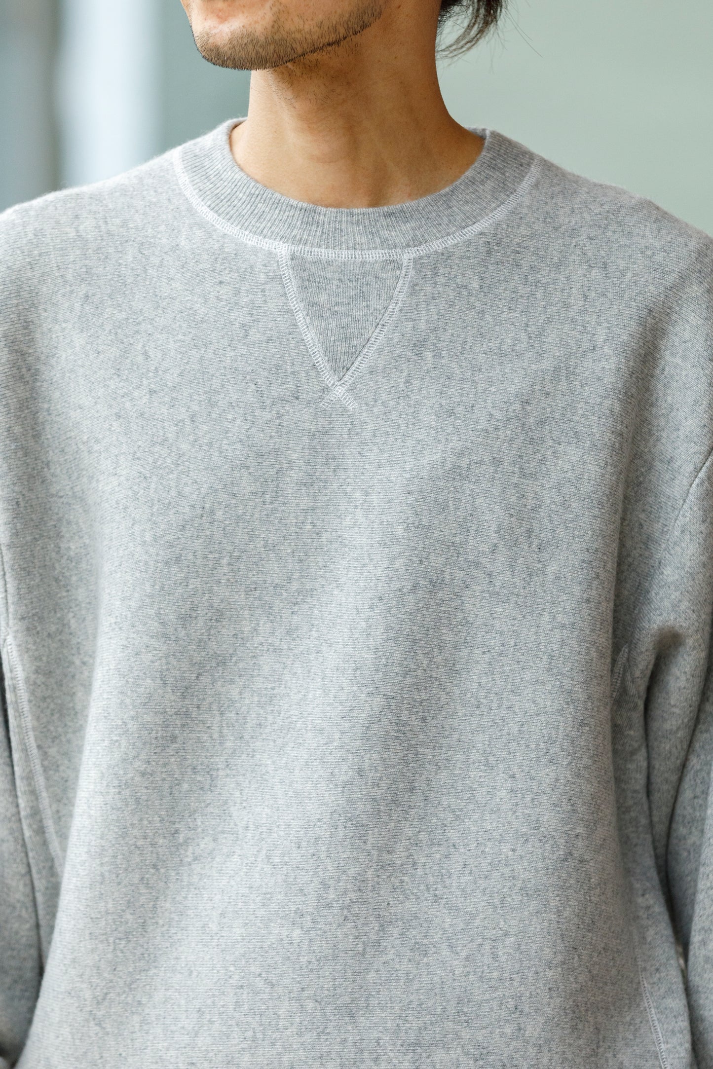 MEIAS / PURE CASHMERE SWEAT PO - T.Gray