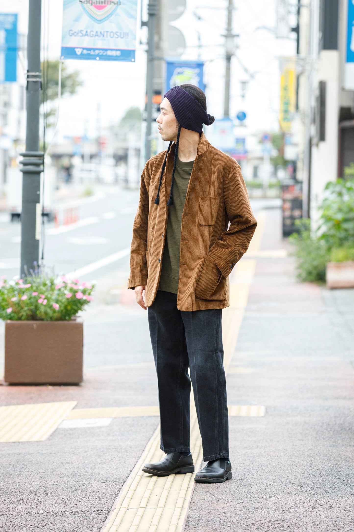 SARTO / 252-20003 EMBROIDERY DENIM PANTS - WASHED BLACK