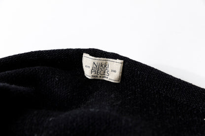 Nikki ESSENTIAL PIECE  / Felting Wool Over Stole - Chacoal