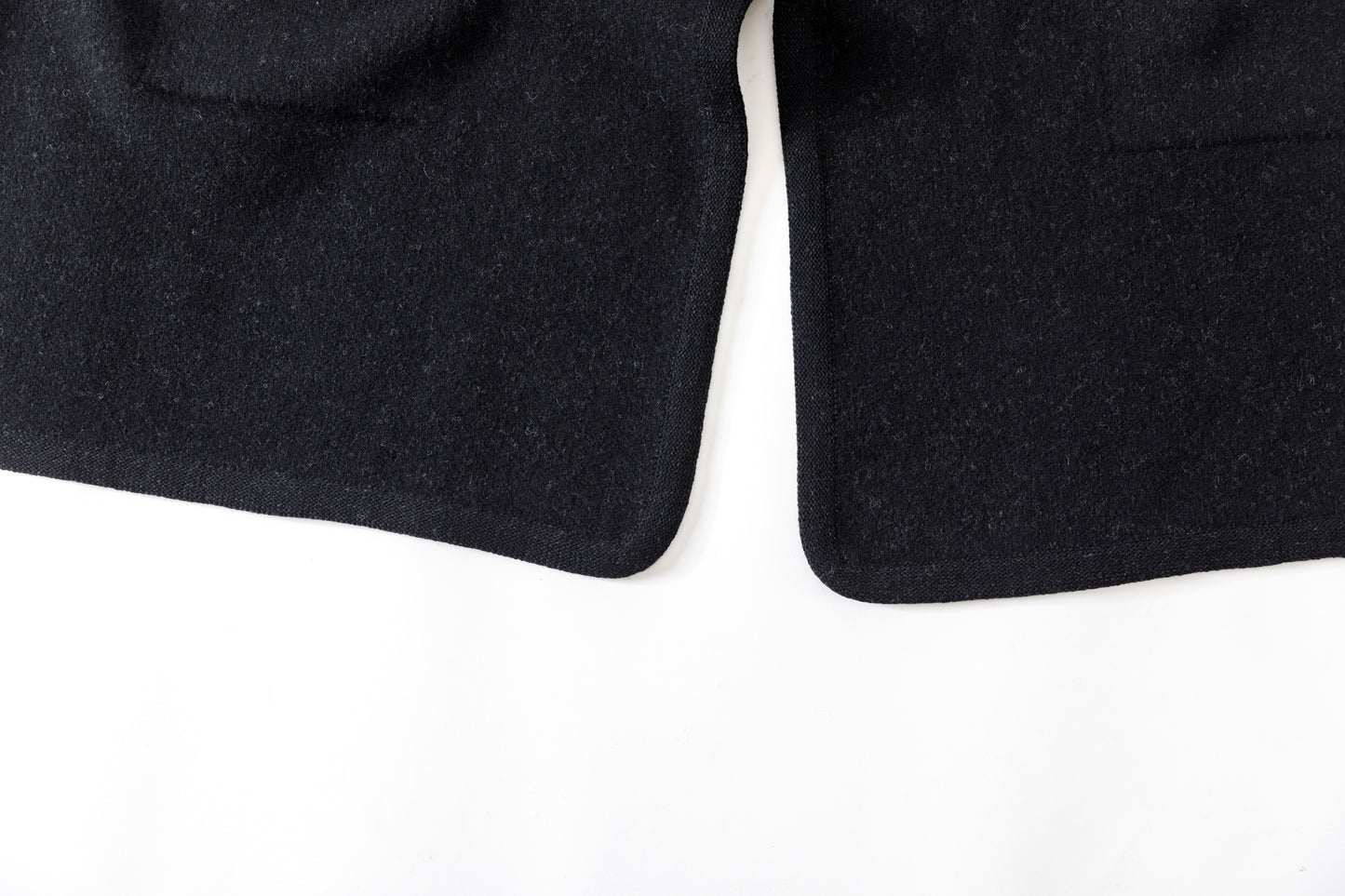 Nikki ESSENTIAL PIECE  / Felting Wool Over Stole - Chacoal