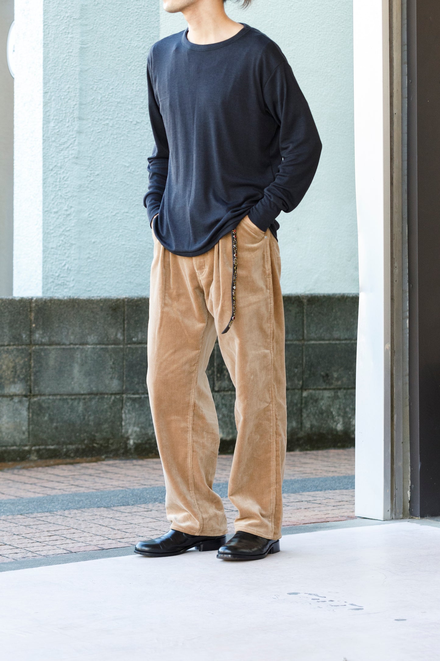 Willow Pants P-035_Beige Corduroy
