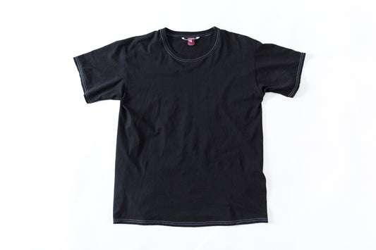 NULABEL / 522-501 GARMENT DYED T-SHIRT(×BRACKETS) - Midnight