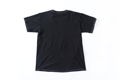 NULABEL / 522-501 GARMENT DYED T-SHIRT(×BRACKETS) - Midnight