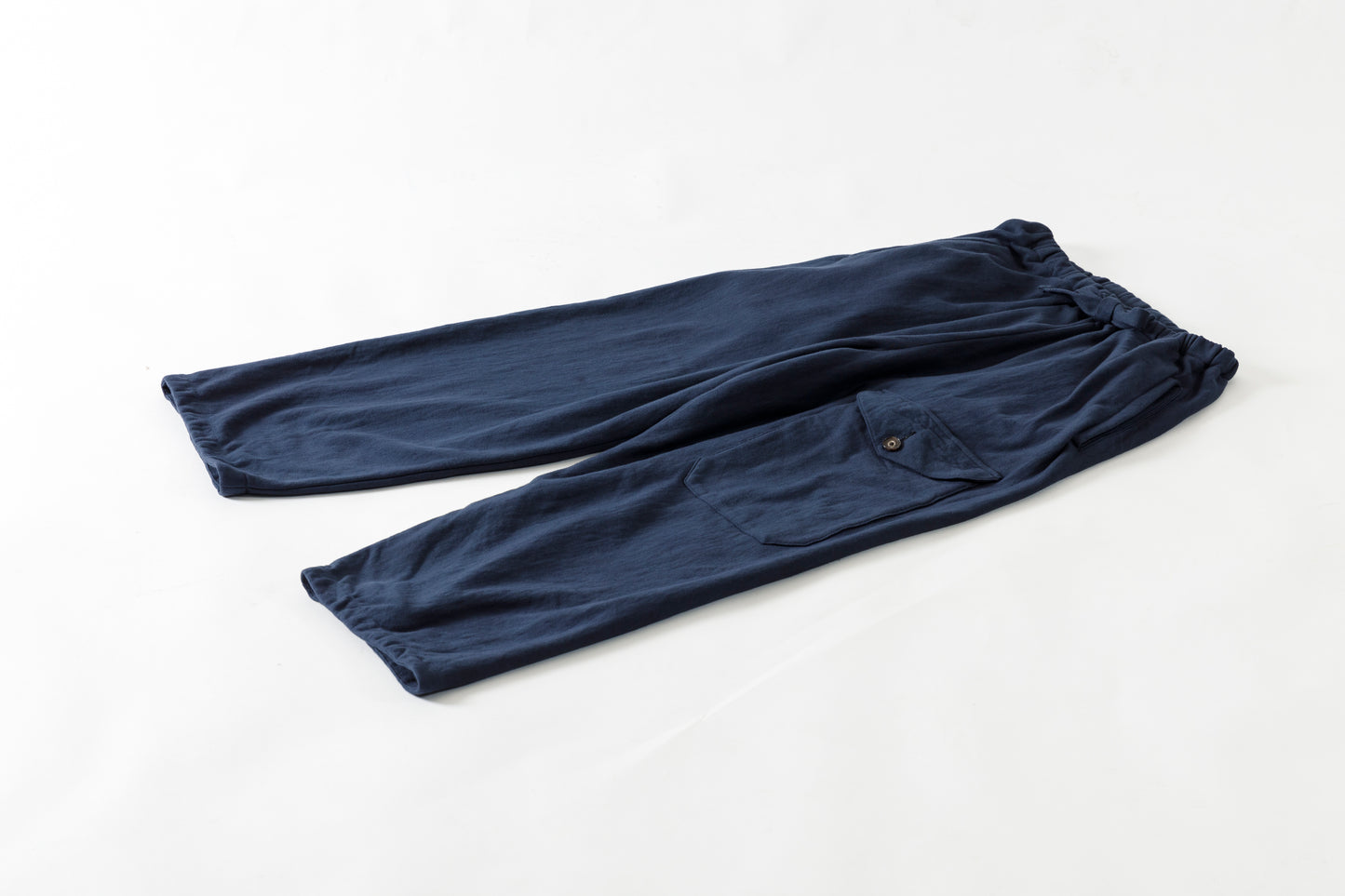 NULABEL / 522-706 GARMENT DYED SWEAT TROUSERS - Midnight