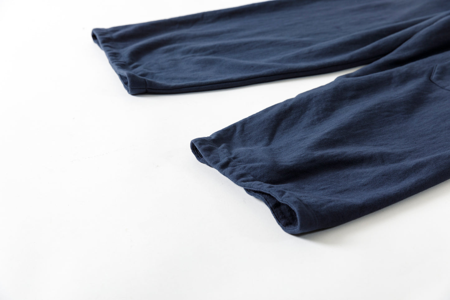 NULABEL / 522-706 GARMENT DYED SWEAT TROUSERS - Midnight