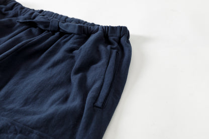 NULABEL / 522-706 GARMENT DYED SWEAT TROUSERS - Midnight