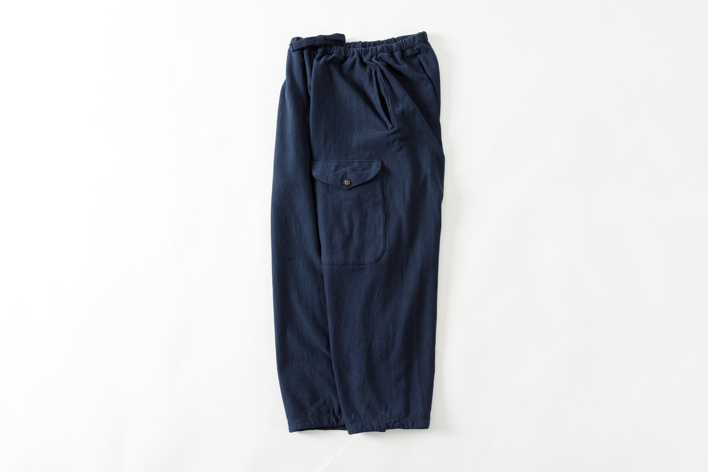 NULABEL / 522-706 GARMENT DYED SWEAT TROUSERS - Midnight