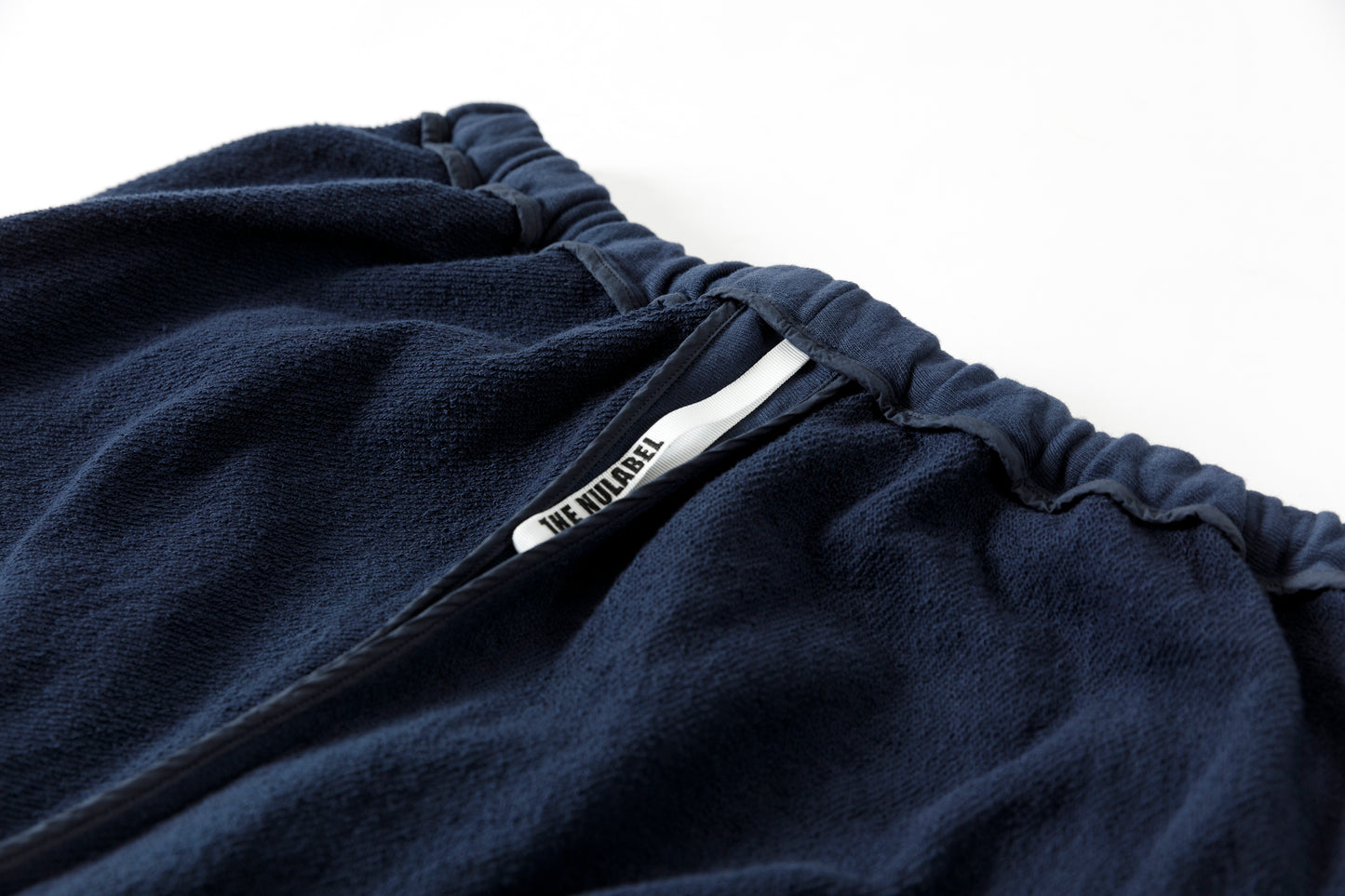 NULABEL / 522-706 GARMENT DYED SWEAT TROUSERS - Midnight