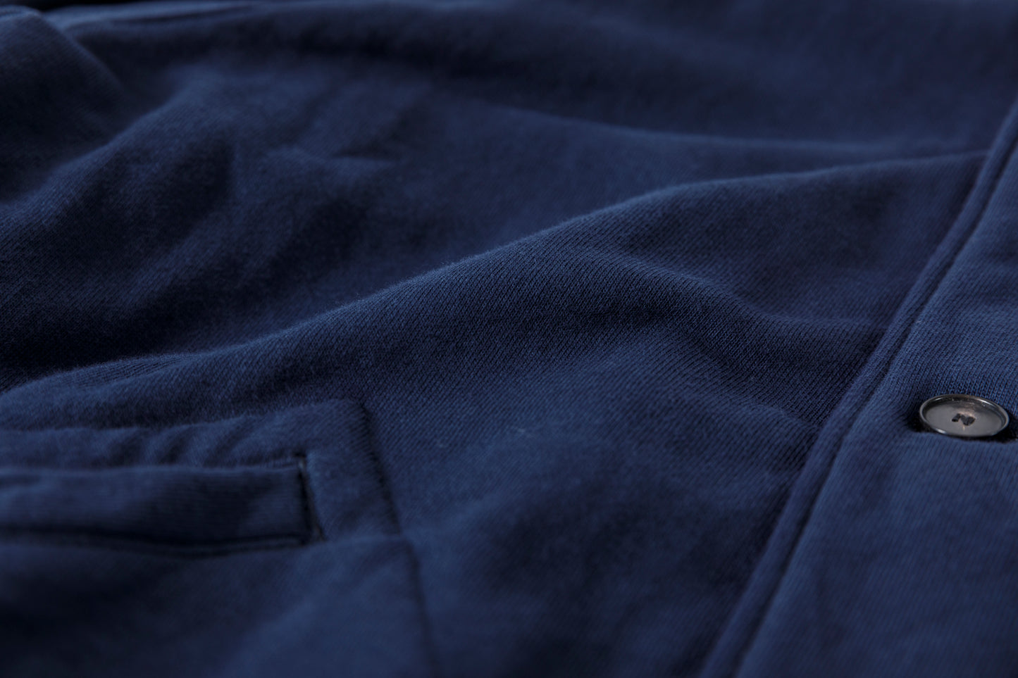 NULABEL / 522-706 GARMENT DYED SWEAT AWARD JACKET - Midnight