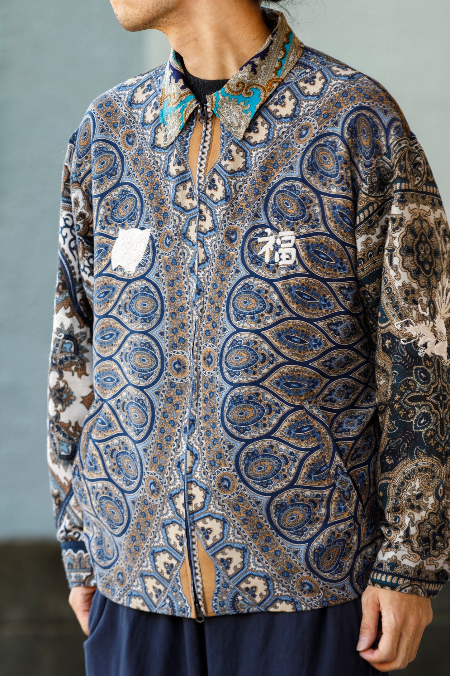 ink / TYROLEAN VIETNAM JACKET(COOL) - Size L