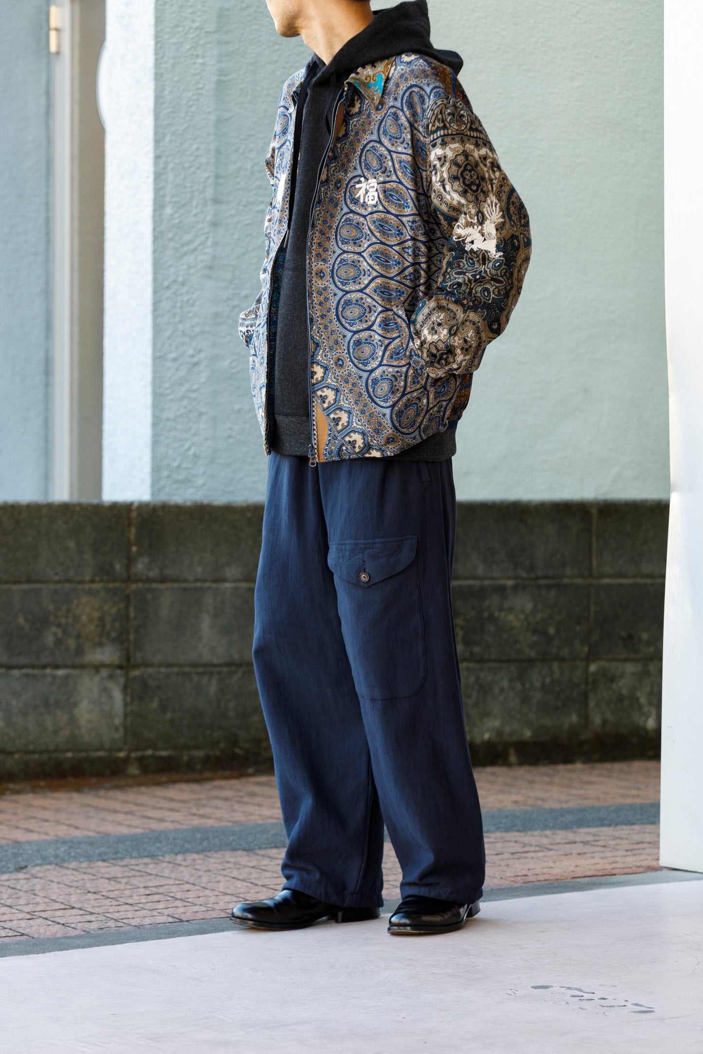 ink / TYROLEAN VIETNAM JACKET(COOL) - Size L