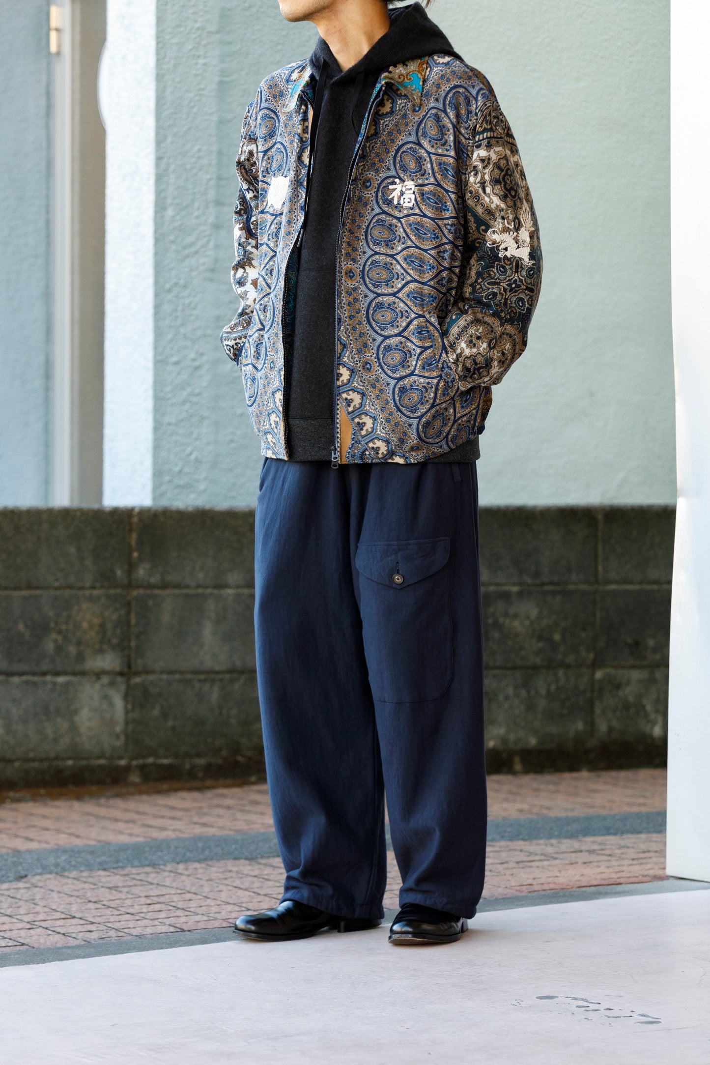 ink / TYROLEAN VIETNAM JACKET(COOL) - Size L