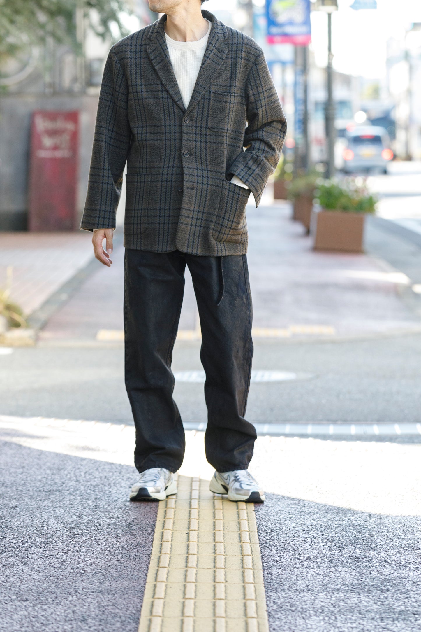 Willow Pants P-032 - Grey Check