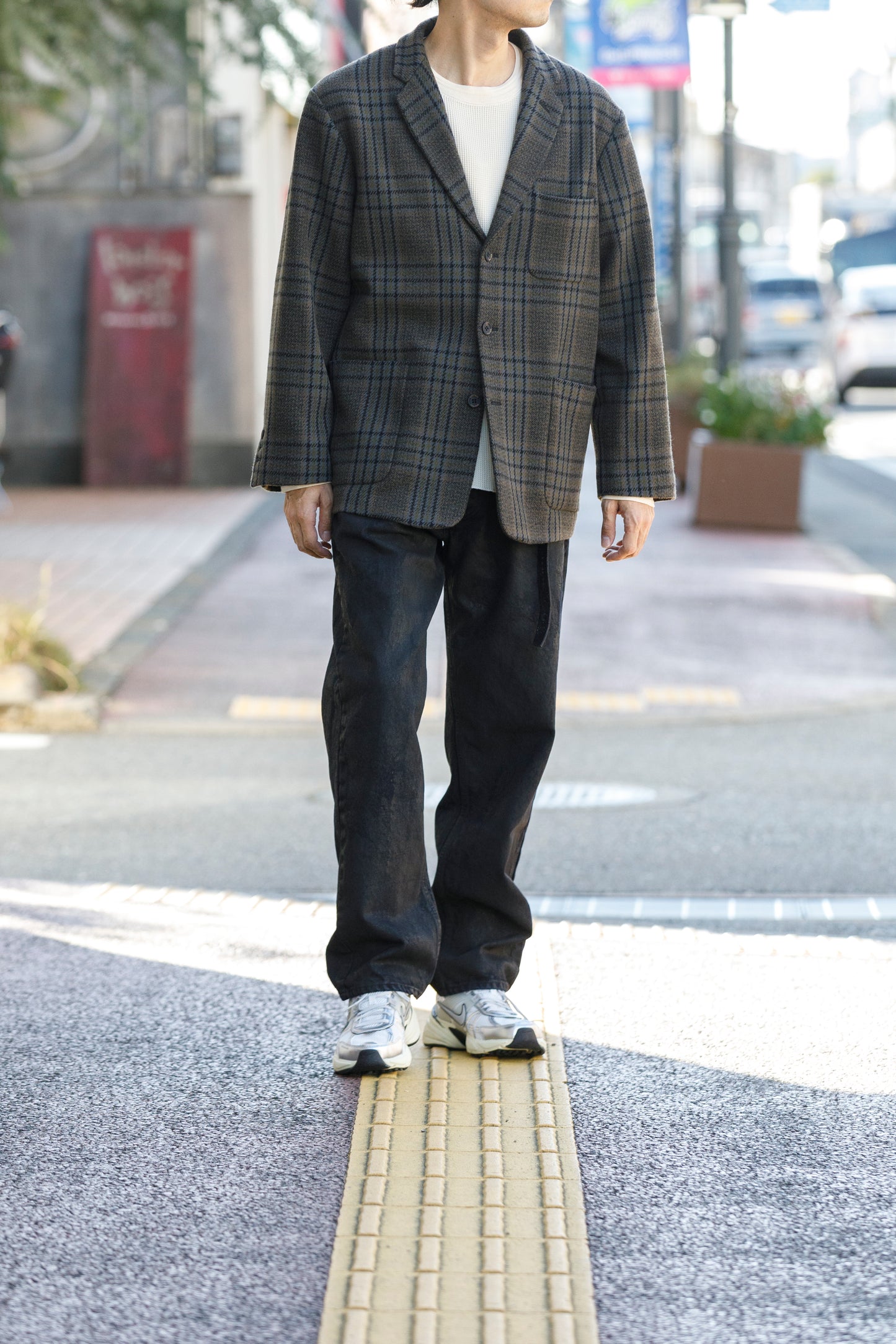 Willow Pants P-032 - Grey Check