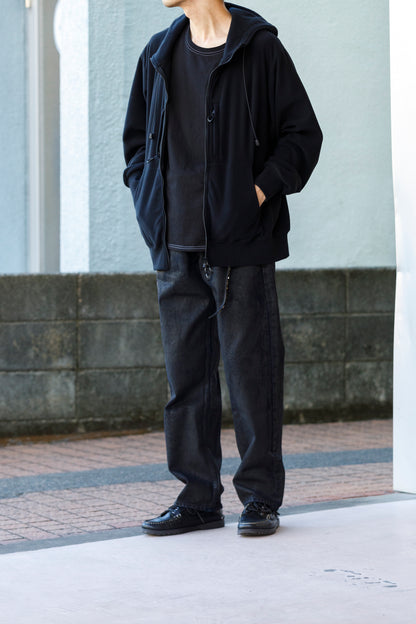 NULABEL / 522-501 GARMENT DYED T-SHIRT(×BRACKETS) - Midnight