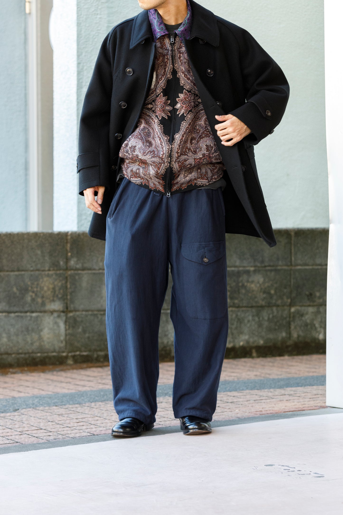 ink / TYROLEAN VIETNAM JACKET(COOL) - Size M