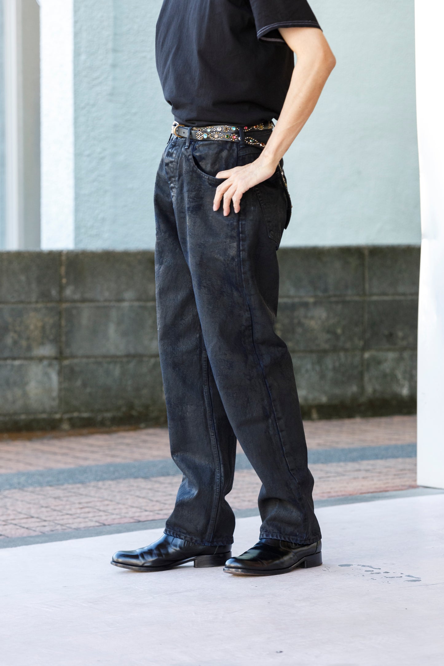 Willow Pants / Y-001 BLACK - INDIGO