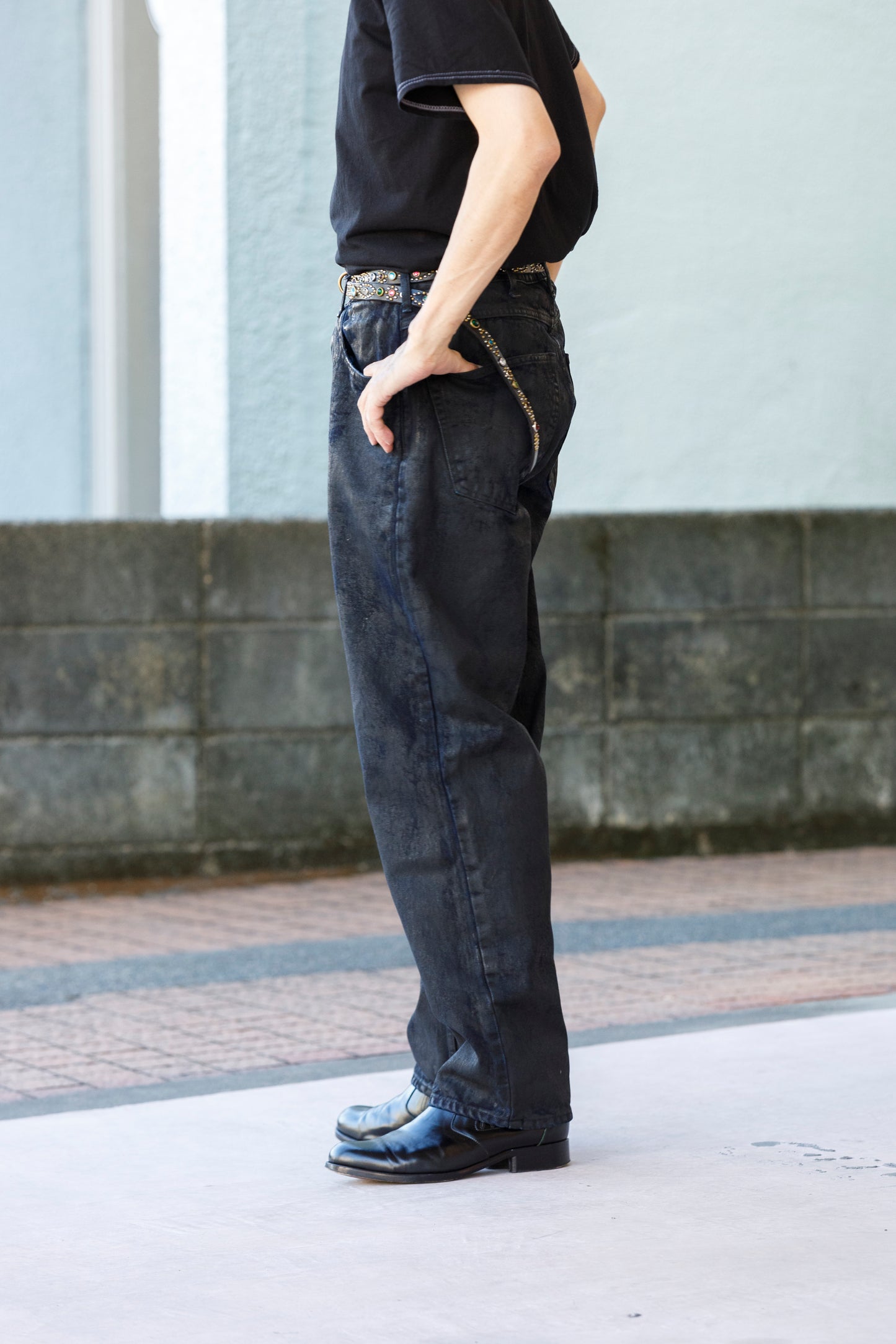 Willow Pants / Y-001 BLACK - INDIGO