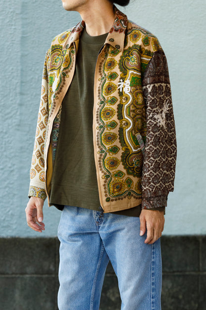 WONDER ROOM WSH-001 "SHADOW" l/s crewneck tee - Olive