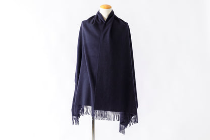 Joshua Ellis / Cashmere plain stole 70x190 -  NEW BLUE(CPG 49259)
