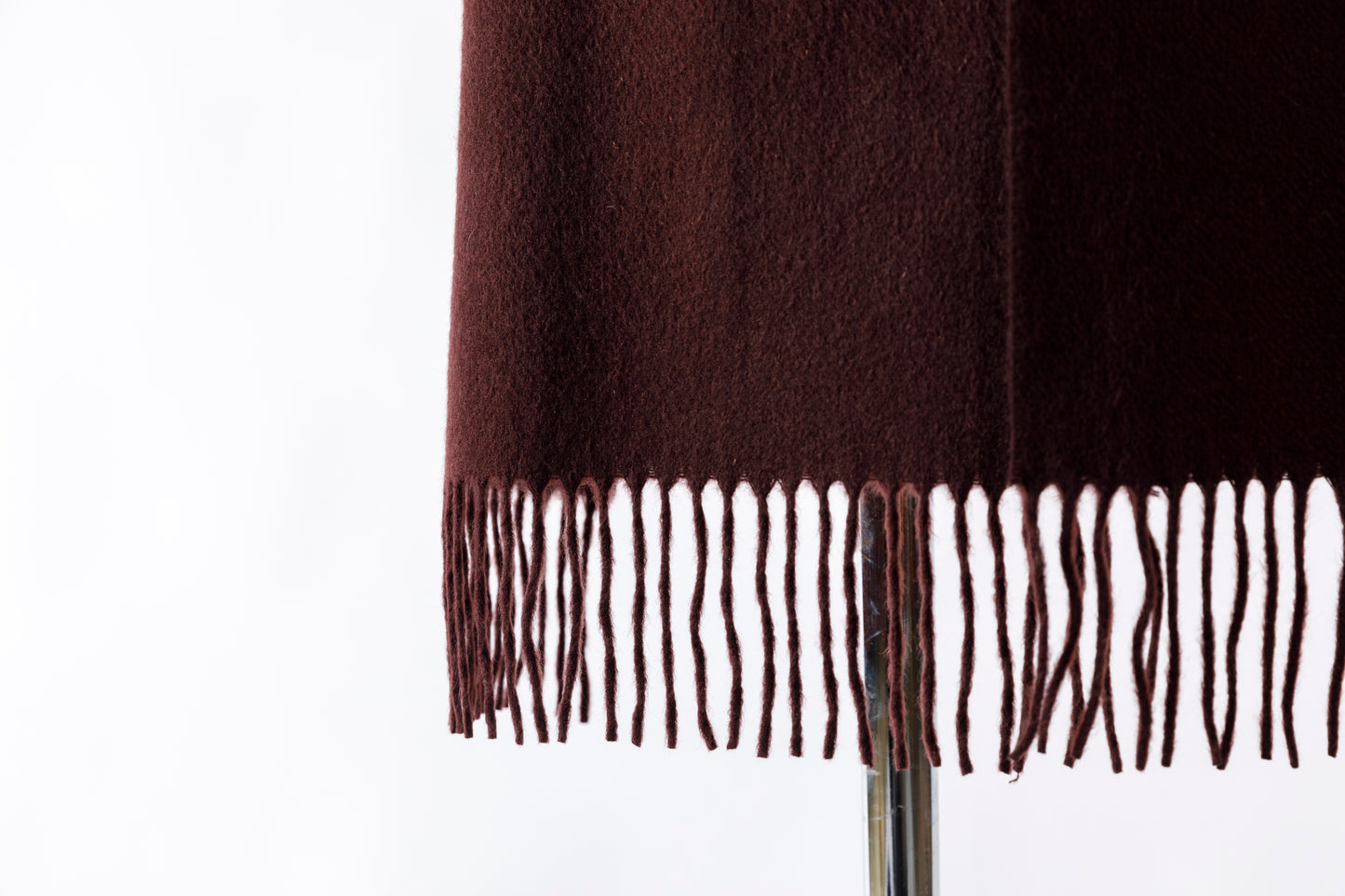 Joshua Ellis / Cashmere plain stole 35×190 - BOURGOGNE(CPG 52506)