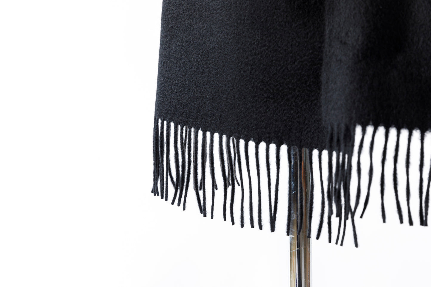 Joshua Ellis / Cashmere plain stole 35×190 - BLACK(CPG 60004)