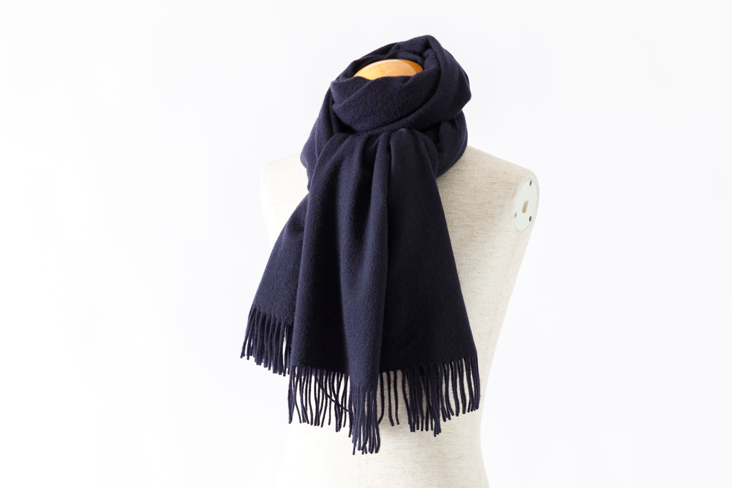 Joshua Ellis / Cashmere plain stole 70x190 -  NEW BLUE(CPG 49259)