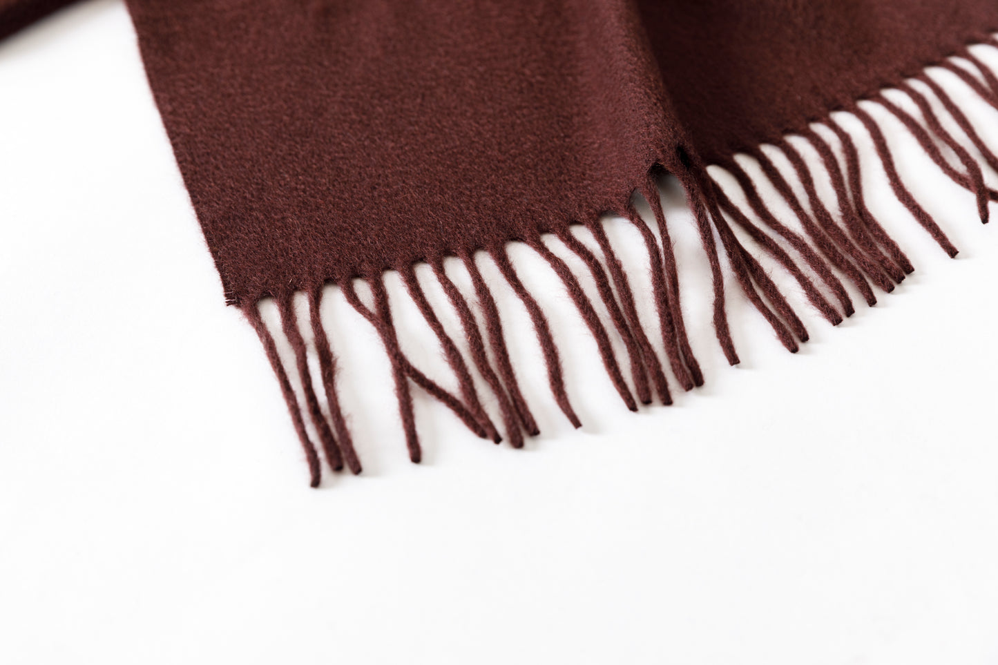 Joshua Ellis / Cashmere plain stole 35×190 - BOURGOGNE(CPG 52506)