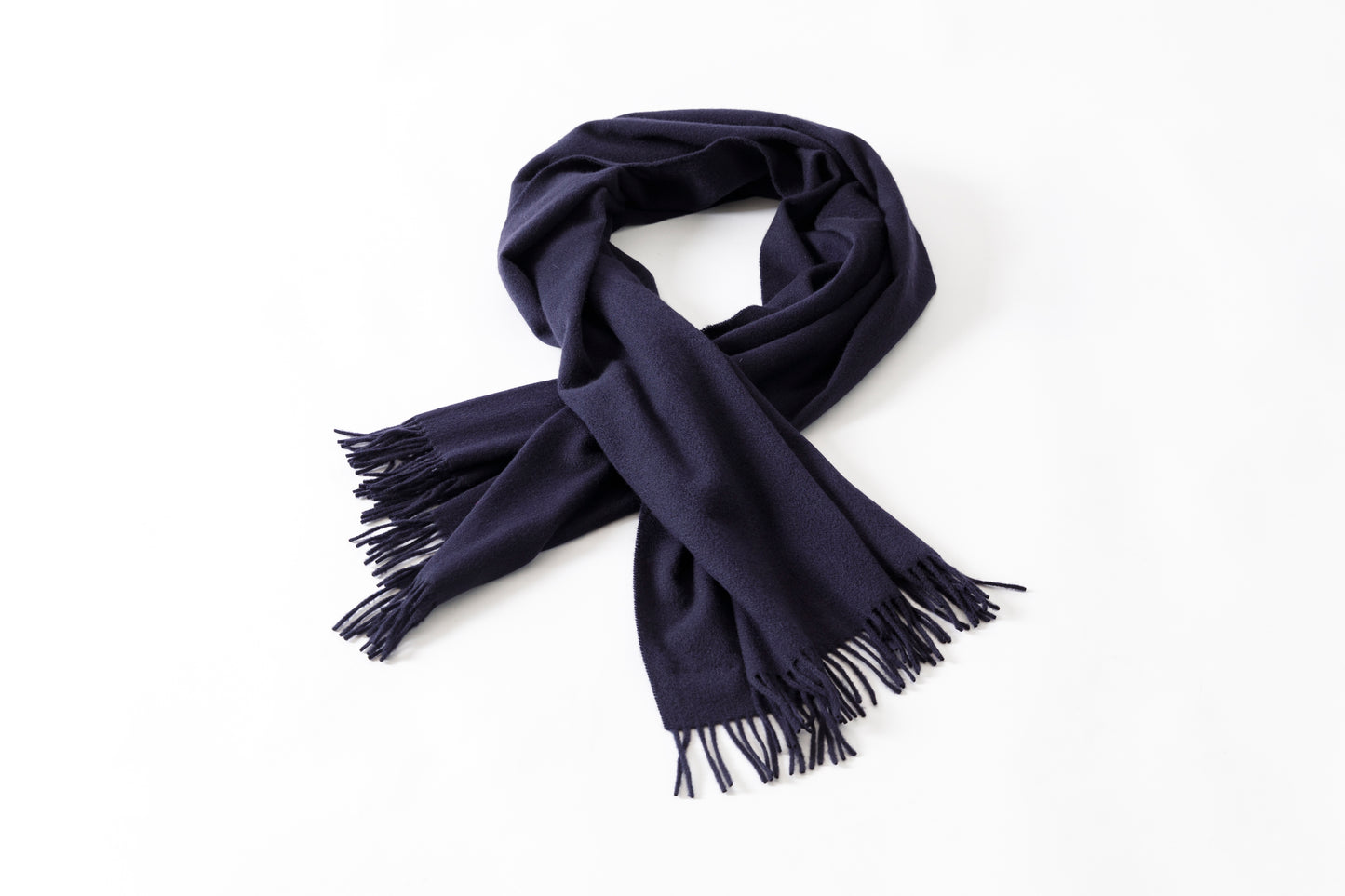 Joshua Ellis / Cashmere plain stole 70x190 -  NEW BLUE(CPG 49259)