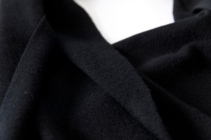 Joshua Ellis / Cashmere plain stole 35×190 - BLACK(CPG 60004)