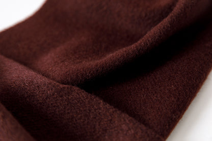Joshua Ellis / Cashmere plain stole 35×190 - BOURGOGNE(CPG 52506)