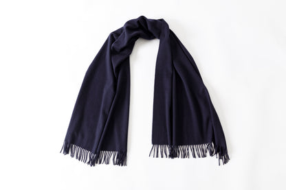Joshua Ellis / Cashmere plain stole 70x190 -  NEW BLUE(CPG 49259)