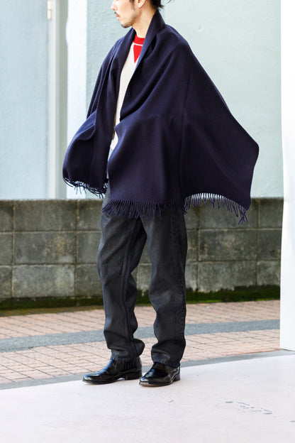 Joshua Ellis / Cashmere plain stole 70x190 -  NEW BLUE(CPG 49259)