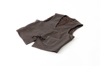 Willow Pants / P-033 BROWN LEATHER × BROWN 杢