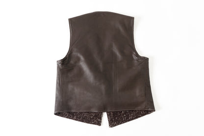 Willow Pants / P-033 BROWN LEATHER × BROWN 杢