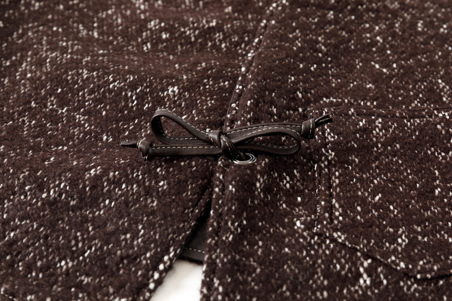 Willow Pants / P-033 BROWN LEATHER × BROWN 杢