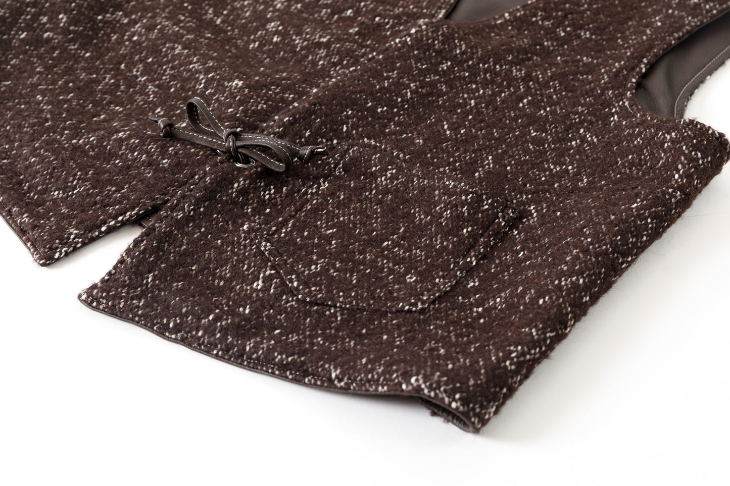 Willow Pants / P-033 BROWN LEATHER × BROWN 杢