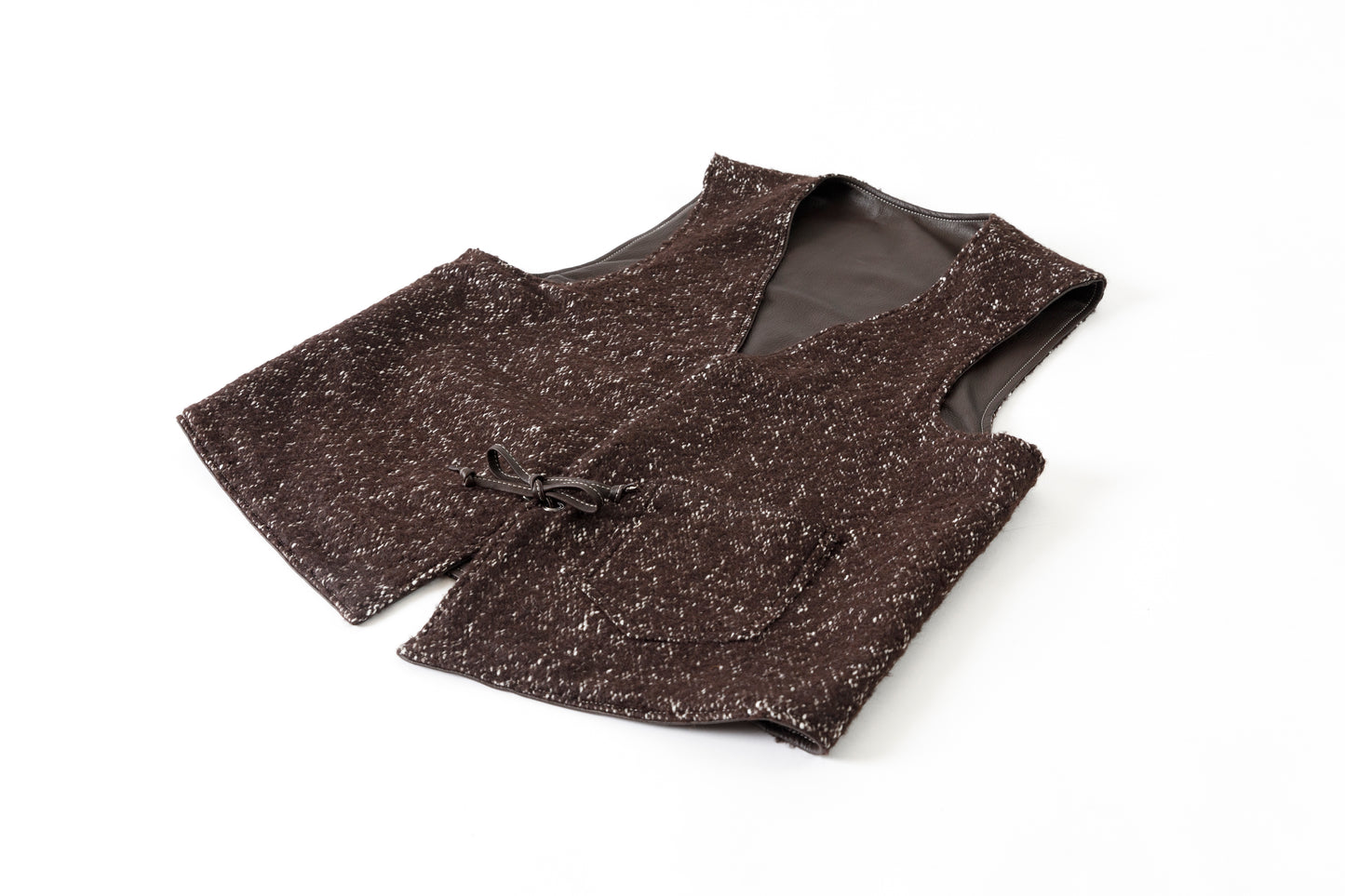 Willow Pants / P-033 BROWN LEATHER × BROWN 杢