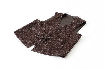 Willow Pants / P-033 BROWN LEATHER × BROWN 杢