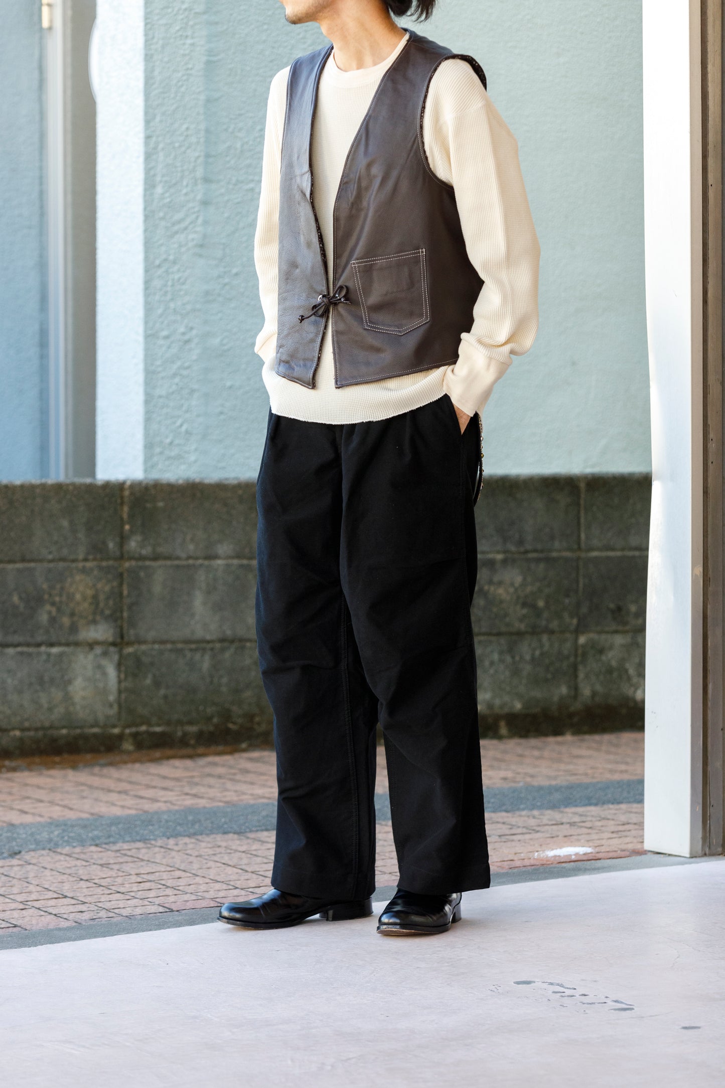 Willow Pants P-023_Black fleece